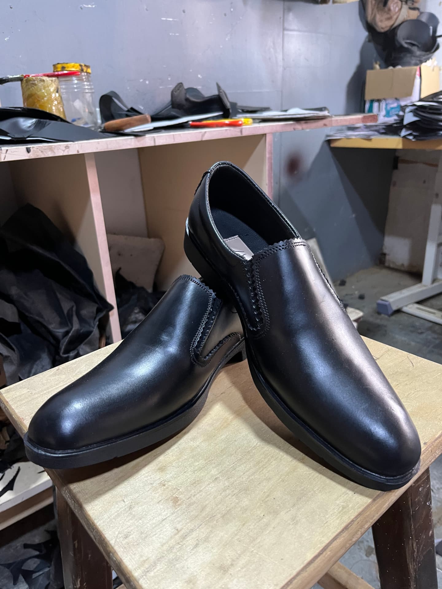 Executive Black Slip-On — leather shoe by Fiti Soles