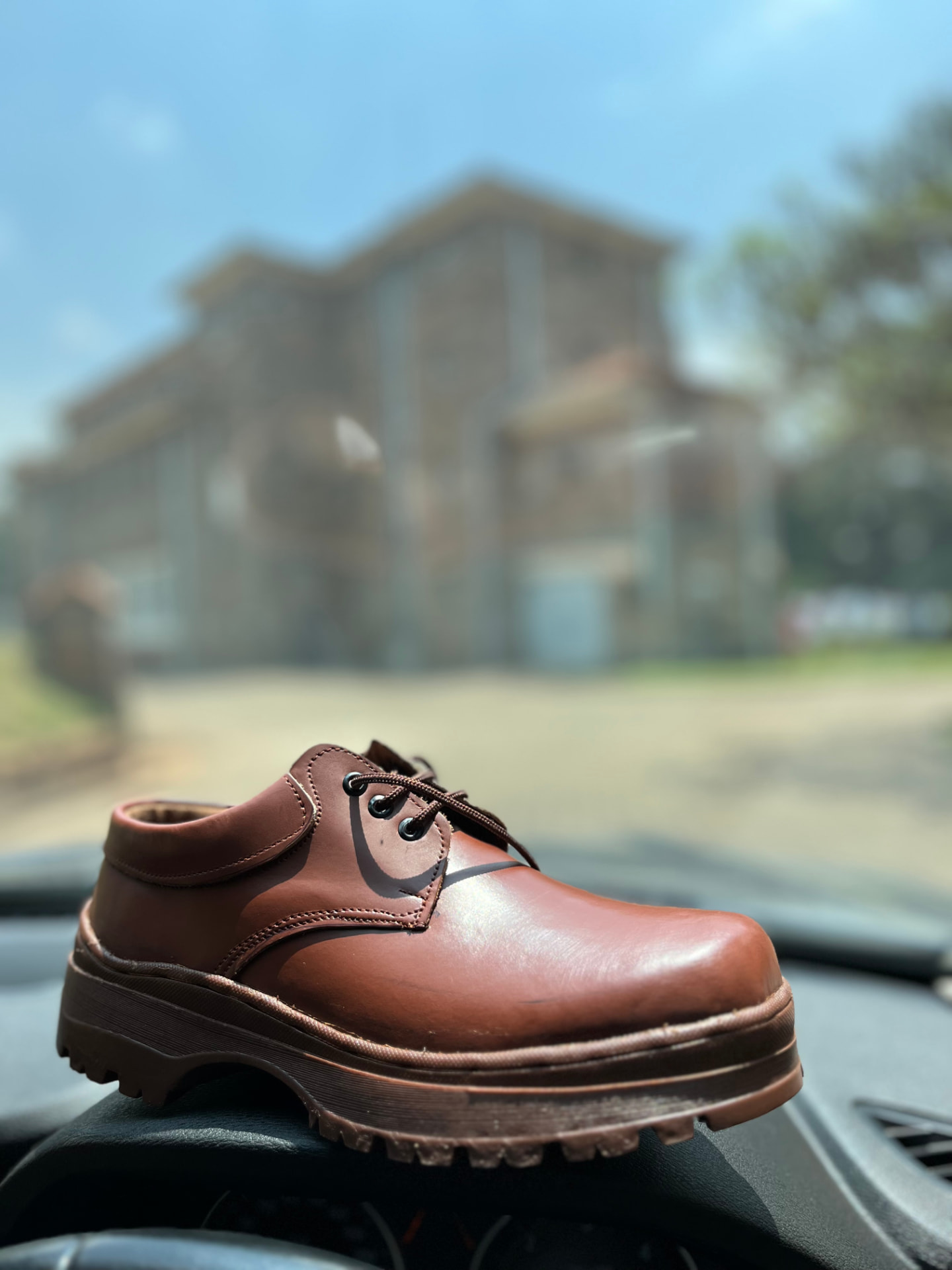 Boys Brown School Derby detail view 1